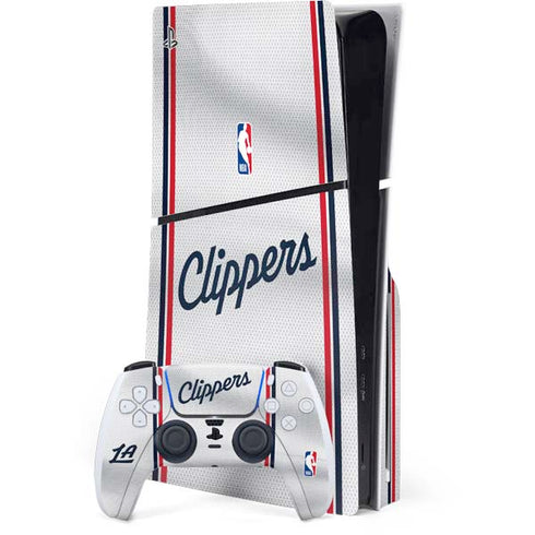 NBA Los Angeles Clippers Team Jersey PS5 Slim Disk Bundle Skin