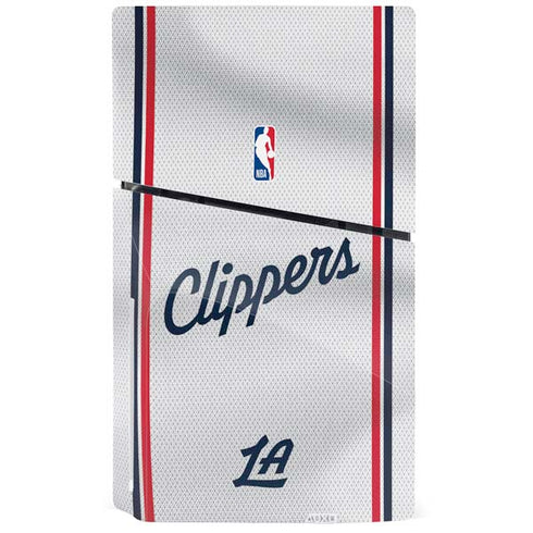NBA Los Angeles Clippers Team Jersey PS5 Slim Disk Console Skin