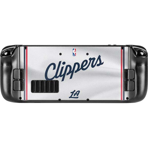 NBA Los Angeles Clippers Team Jersey Steam Deck Handheld Gaming Computer OLED Skin
