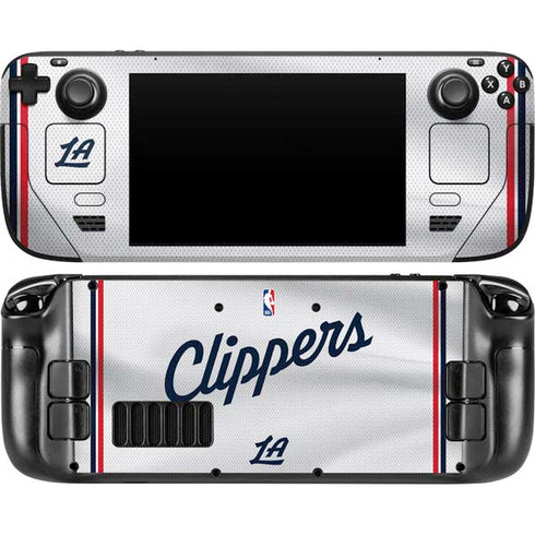NBA Los Angeles Clippers Team Jersey Steam Deck Handheld Gaming Computer Skin