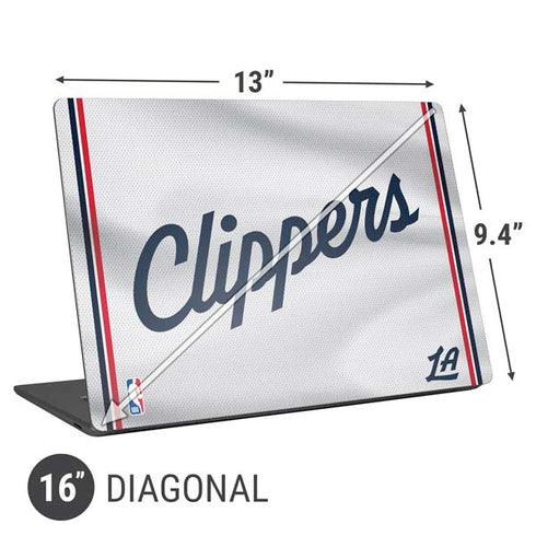 NBA Los Angeles Clippers Team Jersey Universal Laptop 16in (13 x 9.4in) Skin