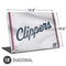 NBA Los Angeles Clippers Team Jersey Universal Laptop 18in (14.6 x 10.6in) Skin