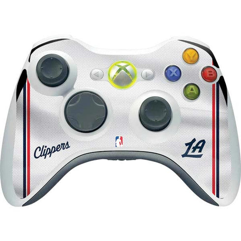 NBA Los Angeles Clippers Team Jersey Xbox 360 Wireless Controller Skin