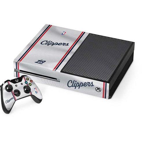 NBA Los Angeles Clippers Team Jersey Xbox One Console and Controller Bundle Skin