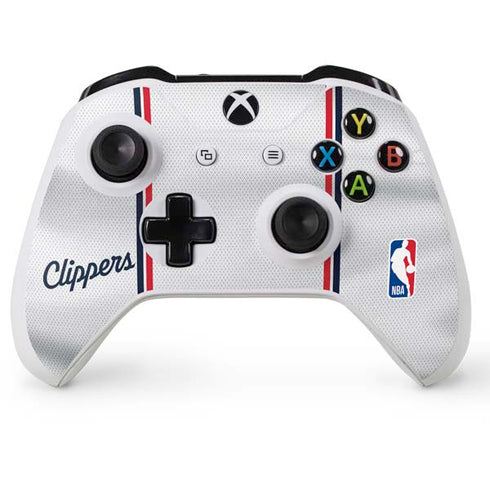 NBA Los Angeles Clippers Team Jersey Xbox One S Console and Controller Bundle Skin