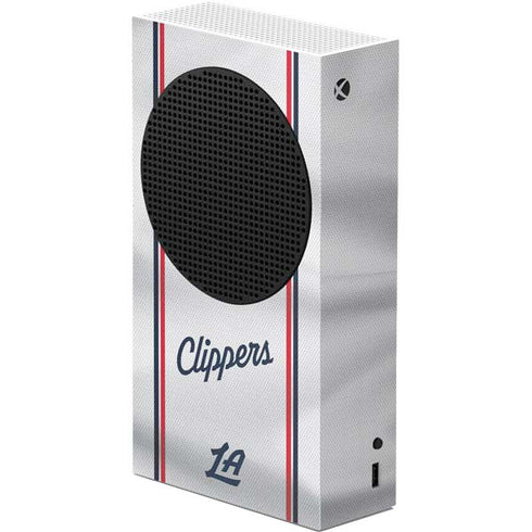 NBA Los Angeles Clippers Team Jersey Xbox Series S Console Skin