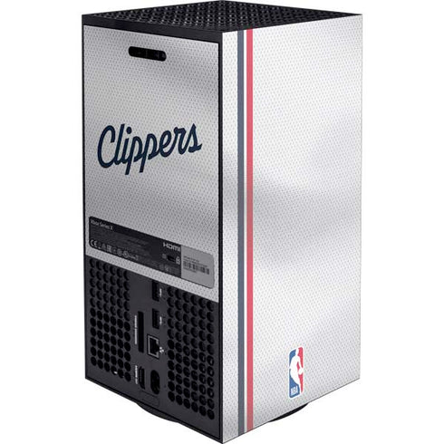 NBA Los Angeles Clippers Team Jersey Xbox Series X Console Skin