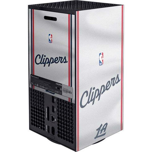 NBA Los Angeles Clippers Team Jersey XBox Series X Digital Edition Console Skin