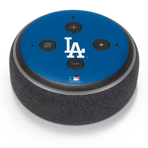 MLB Los Angeles Dodgers - Solid Distressed Amazon Echo Dot Skin