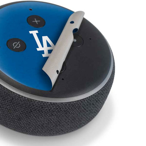 MLB Los Angeles Dodgers - Solid Distressed Amazon Echo Dot Skin