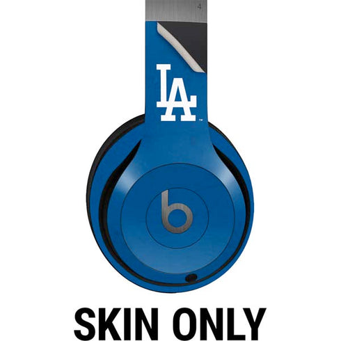 MLB Los Angeles Dodgers - Solid Distressed Beats Solo 4 Wireless Headphones Skin