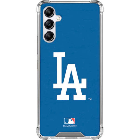 MLB Los Angeles Dodgers - Solid Distressed Gabb Phone 4 Clear Case
