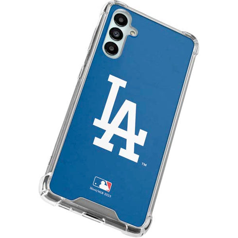 MLB Los Angeles Dodgers - Solid Distressed Gabb Phone 4 Clear Case