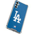 MLB Los Angeles Dodgers - Solid Distressed Gabb Phone 4 Clear Case