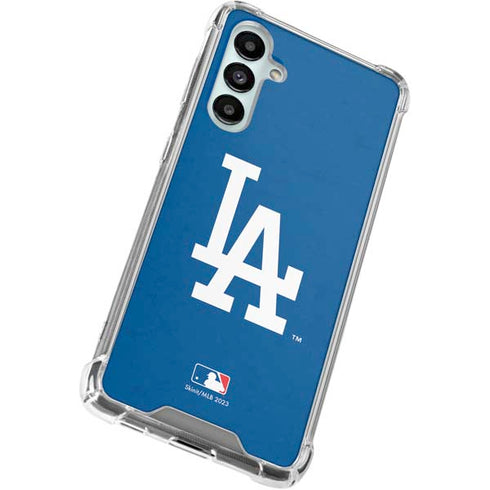 MLB Los Angeles Dodgers - Solid Distressed Galaxy A16 5G Clear Case