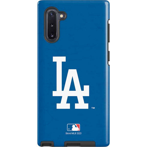 MLB Los Angeles Dodgers - Solid Distressed Galaxy Cases