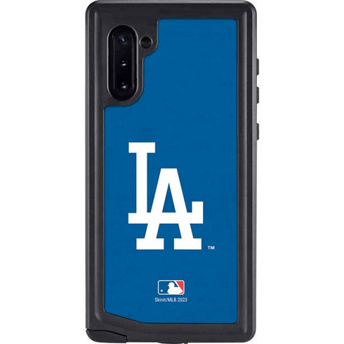MLB Los Angeles Dodgers - Solid Distressed Galaxy Cases