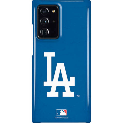 MLB Los Angeles Dodgers - Solid Distressed Galaxy Cases