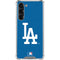 MLB Los Angeles Dodgers - Solid Distressed Galaxy S24 FE Clear Case
