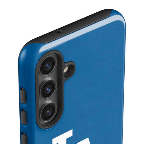 MLB Los Angeles Dodgers - Solid Distressed Galaxy S25 Impact Case