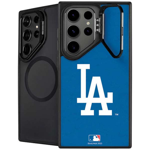MLB Los Angeles Dodgers - Solid Distressed Galaxy S24 Ultra Kickstand Case