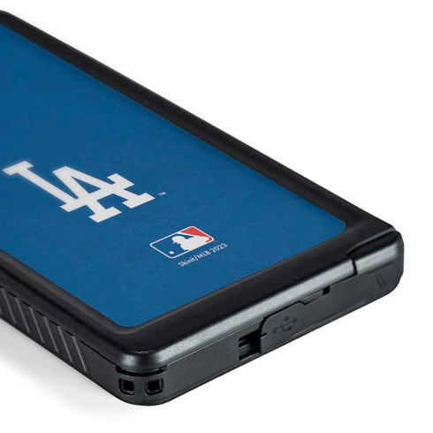 MLB Los Angeles Dodgers - Solid Distressed Galaxy S24 Ultra Waterproof Case