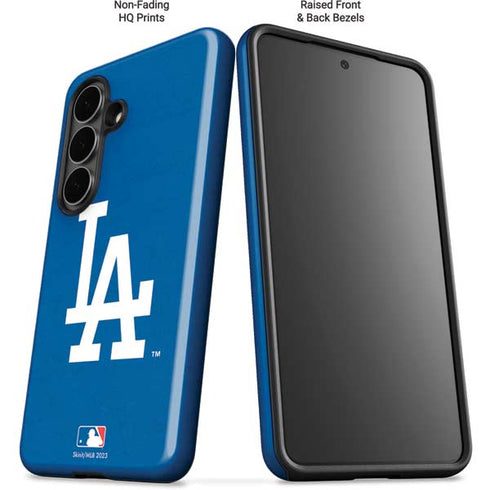 MLB Los Angeles Dodgers - Solid Distressed Galaxy S26 Impact Case