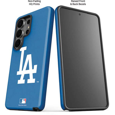 MLB Los Angeles Dodgers - Solid Distressed Galaxy S26 Ultra Impact Case