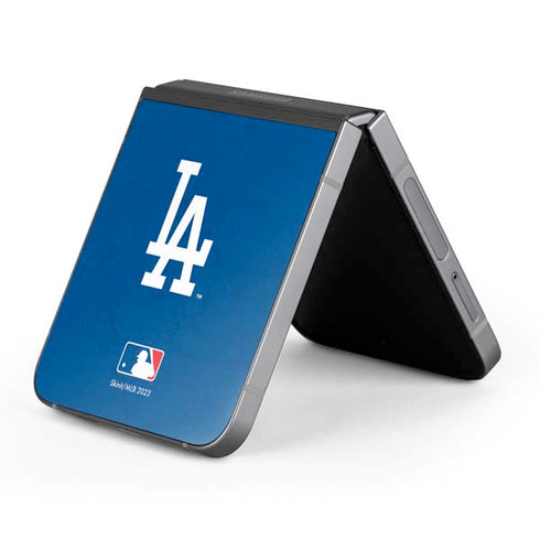 MLB Los Angeles Dodgers - Solid Distressed Galaxy Z Flip6 Skin