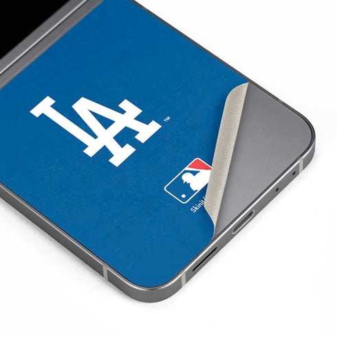 MLB Los Angeles Dodgers - Solid Distressed Galaxy Z Flip6 Skin