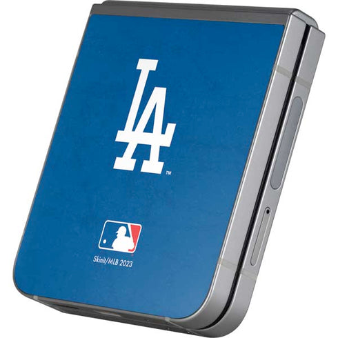 MLB Los Angeles Dodgers - Solid Distressed Galaxy Z Flip6 Skin