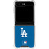 MLB Los Angeles Dodgers - Solid Distressed Galaxy Z Flip6 Clear Case