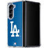 MLB Los Angeles Dodgers - Solid Distressed Galaxy Z Fold5 5G Clear Case