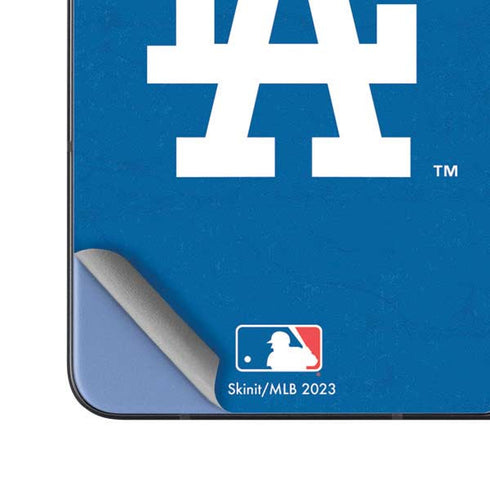 MLB Los Angeles Dodgers - Solid Distressed Galaxy Z Fold5 5G Skin