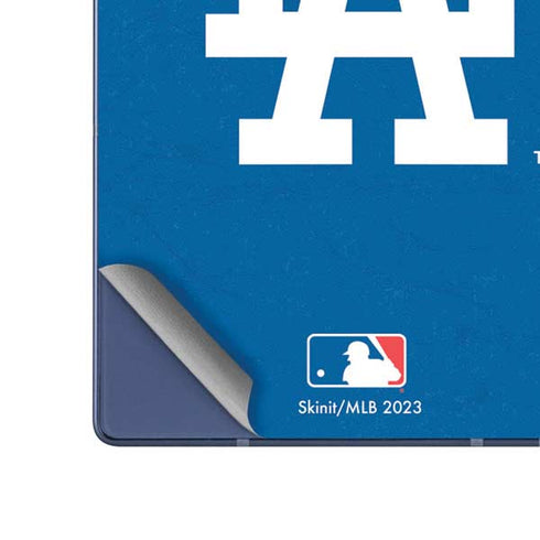 MLB Los Angeles Dodgers - Solid Distressed Galaxy Z Fold6 Skin