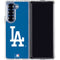 MLB Los Angeles Dodgers - Solid Distressed Galaxy Z Fold7 Clear Case