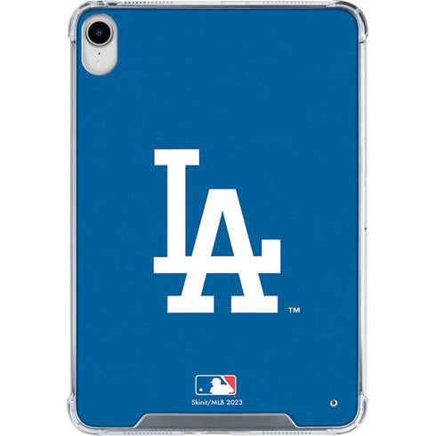 MLB Los Angeles Dodgers - Solid Distressed iPad 11th Gen (2025) Clear Case