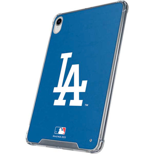 MLB Los Angeles Dodgers - Solid Distressed iPad 11th Gen (2025) Clear Case