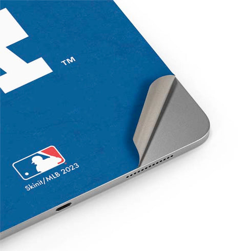 MLB Los Angeles Dodgers - Solid Distressed Apple iPad Air Skin