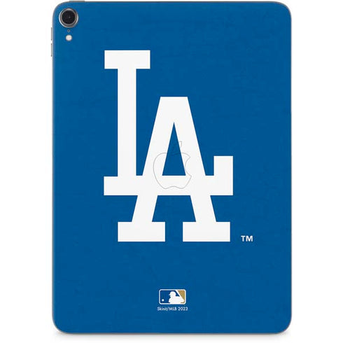MLB Los Angeles Dodgers - Solid Distressed Apple iPad Pro Skin