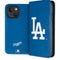 MLB Los Angeles Dodgers - Solid Distressed iPhone 15 Folio Case