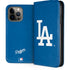MLB Los Angeles Dodgers - Solid Distressed iPhone 15 Pro Max Folio Case