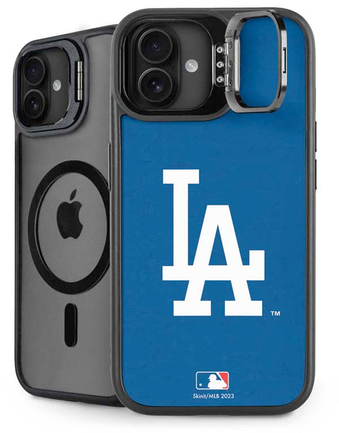 MLB Los Angeles Dodgers - Solid Distressed iPhone 16 Kickstand Case