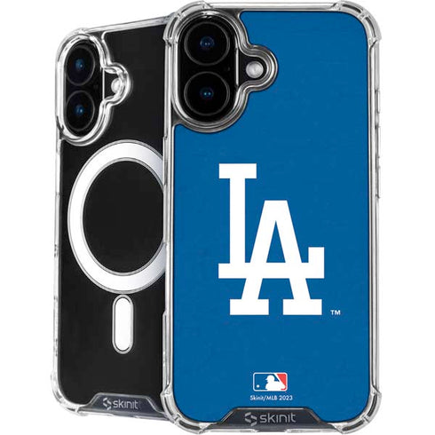 MLB Los Angeles Dodgers - Solid Distressed iPhone 16 MagSafe Case