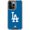 MLB Los Angeles Dodgers - Solid Distressed iPhone 16 Pro Max Clear Case