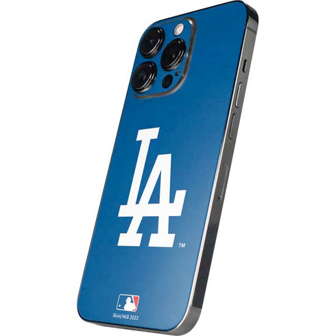 MLB Los Angeles Dodgers - Solid Distressed iPhone 16 Pro Max Skin