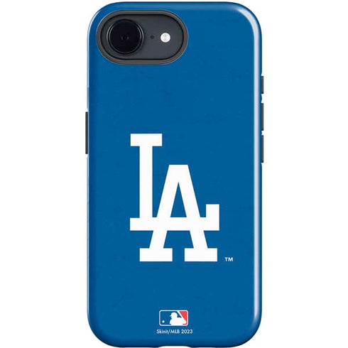 MLB Los Angeles Dodgers - Solid Distressed iPhone 16e Impact Case