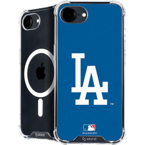 MLB Los Angeles Dodgers - Solid Distressed iPhone 16e MagSafe Case