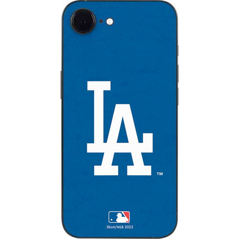 MLB Los Angeles Dodgers - Solid Distressed iPhone 16e Skin
