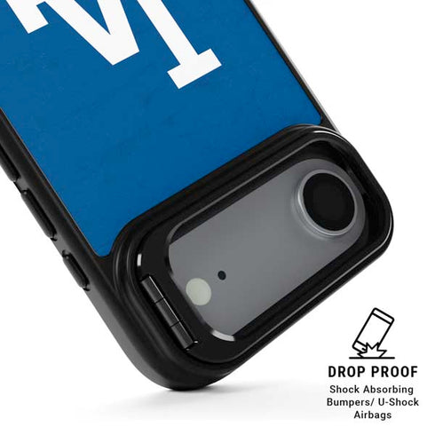 MLB Los Angeles Dodgers - Solid Distressed iPhone 17 Air Kickstand Case